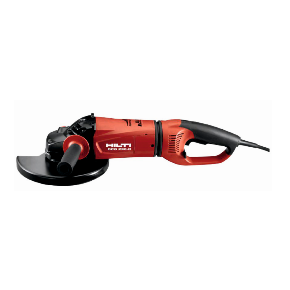 Úhlová bruska Hilti DCG 230-DB s rychlobrzda